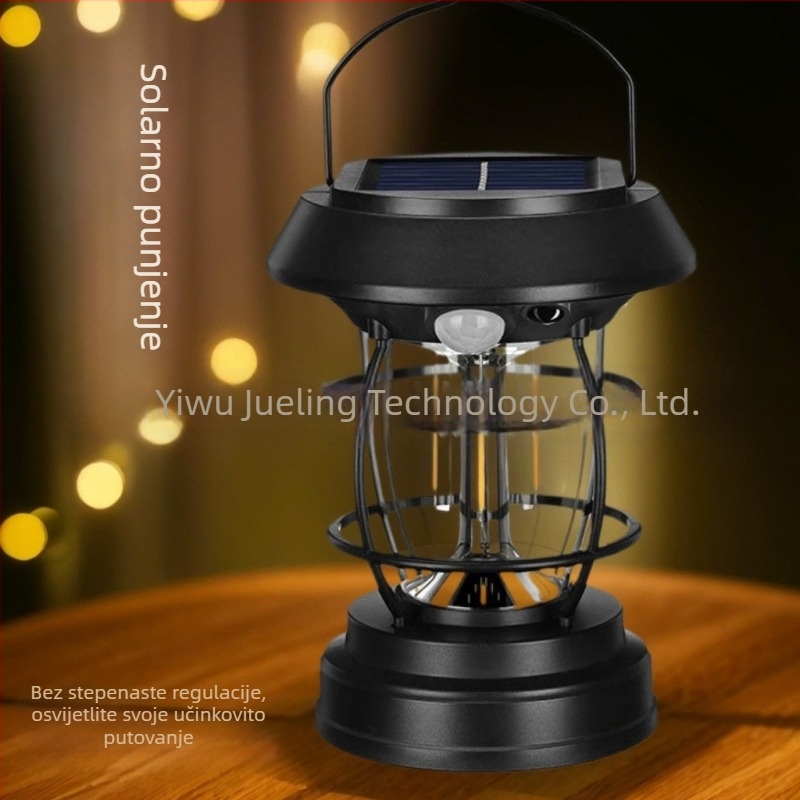 Solarna kamp lamp IP65 5W LED 3,7V 6–12h trajanje