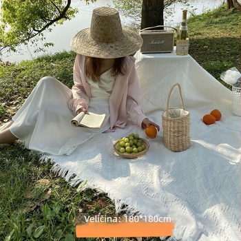 Piknik prostirka u nordijskom stilu, vanjska upotreba – pozadina za fotografije na plaži i kampiranju