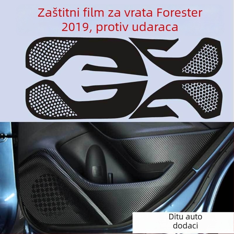 Forester XV 13-19 karbonskih vlakana zaštitni film za vrata – promjena boje, automobilne naljepnice, prilagođena obrada, marka Ditu, porijeklo Guangzhou