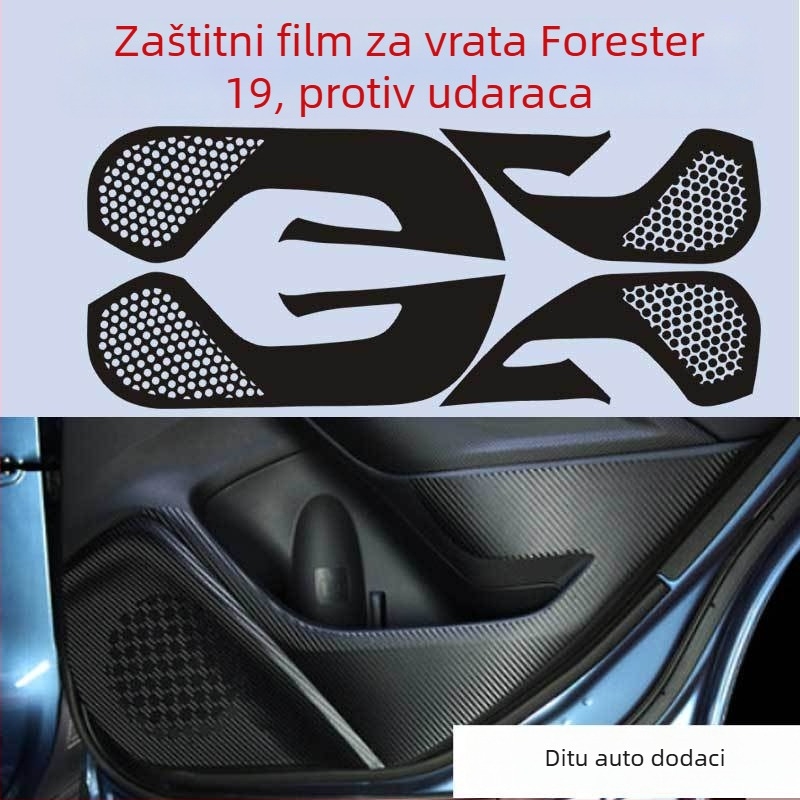 Forester XV 13-19 karbonskih vlakana zaštitni film za vrata – promjena boje, automobilne naljepnice, prilagođena obrada, marka Ditu, porijeklo Guangzhou