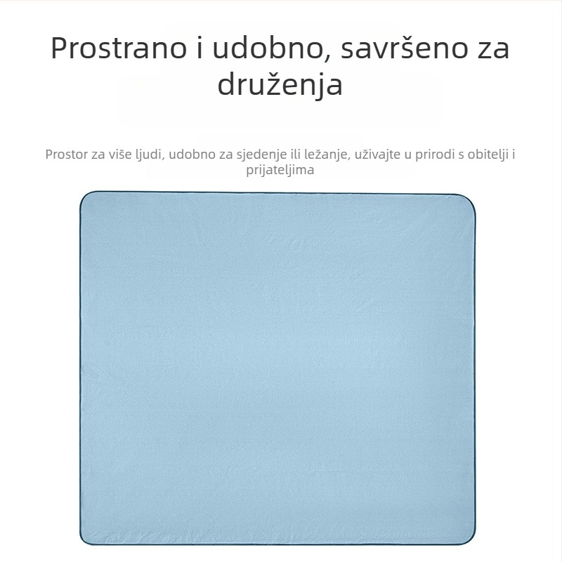Gravity Vanjska piknik podloga — protuklizna, vodootporna PEVA fleece tkanina, za 4–6 osoba, model HK21SX000
