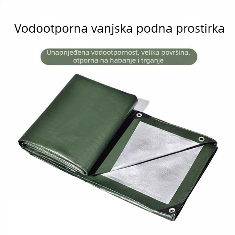 Vanjska podloga za šator i kampiranje, debela, otporna na vlagu i habanje, polietilen