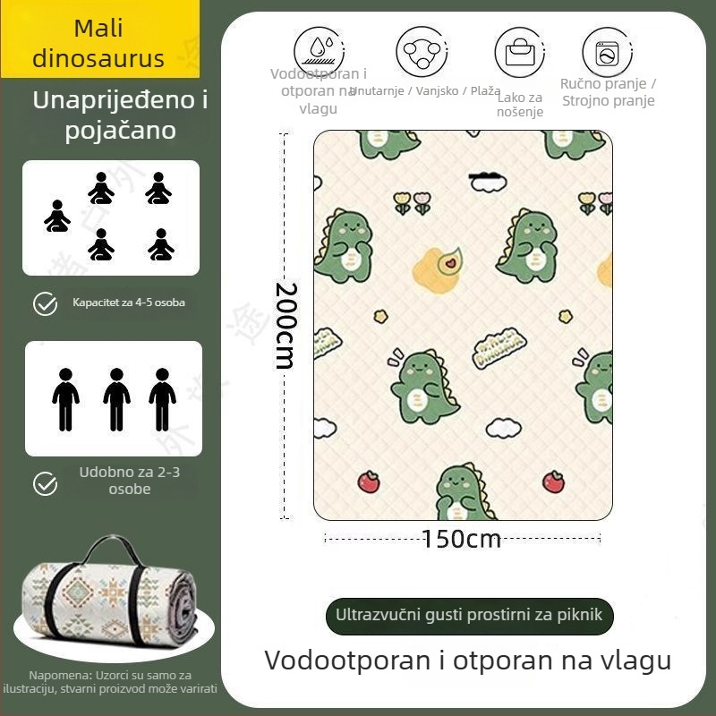 Qingchen jia Oxford tkanina piknik podmetač, vodootporan i otporan na vlagu, 800 g, podrijetlo Jinhua