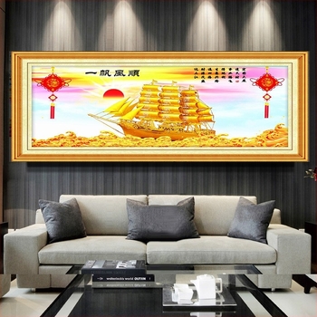 Dijamantna slika križićem na platnu s uljem | Marka Meng Linmei | Šifra Y2804 | Broderija od tkanine | Za spavaću sobu