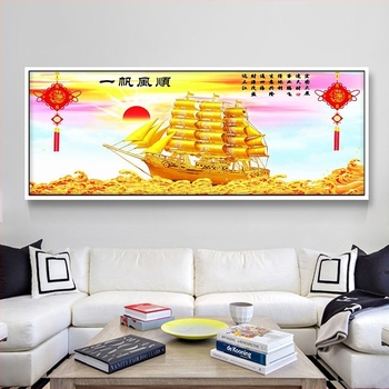 Dijamantna slika križićem na platnu s uljem | Marka Meng Linmei | Šifra Y2804 | Broderija od tkanine | Za spavaću sobu