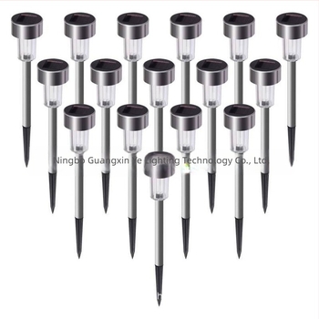 Solarna lampa za travnjak s kolcem – Model 45, nehrđajući čelik, IP33, 0.06 W, radno vrijeme 16–24 h