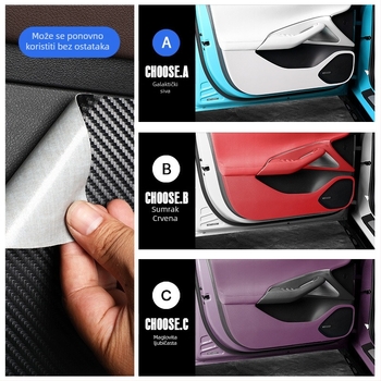 Kožna unutarnja zaštitna naljepnica za vrata SU7 – zaštita od ogrebotina, otpornost na udarce, SNBLO, prilagodba