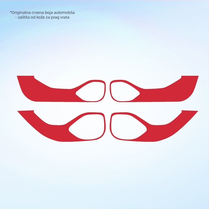 Kožna unutarnja zaštitna naljepnica za vrata SU7 – zaštita od ogrebotina, otpornost na udarce, SNBLO, prilagodba