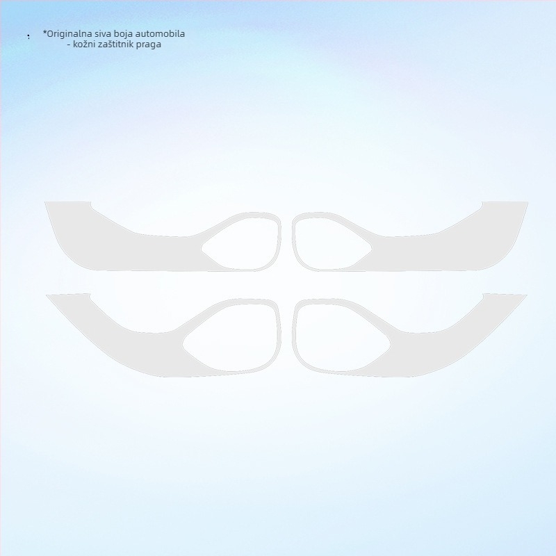 Kožna unutarnja zaštitna naljepnica za vrata SU7 – zaštita od ogrebotina, otpornost na udarce, SNBLO, prilagodba