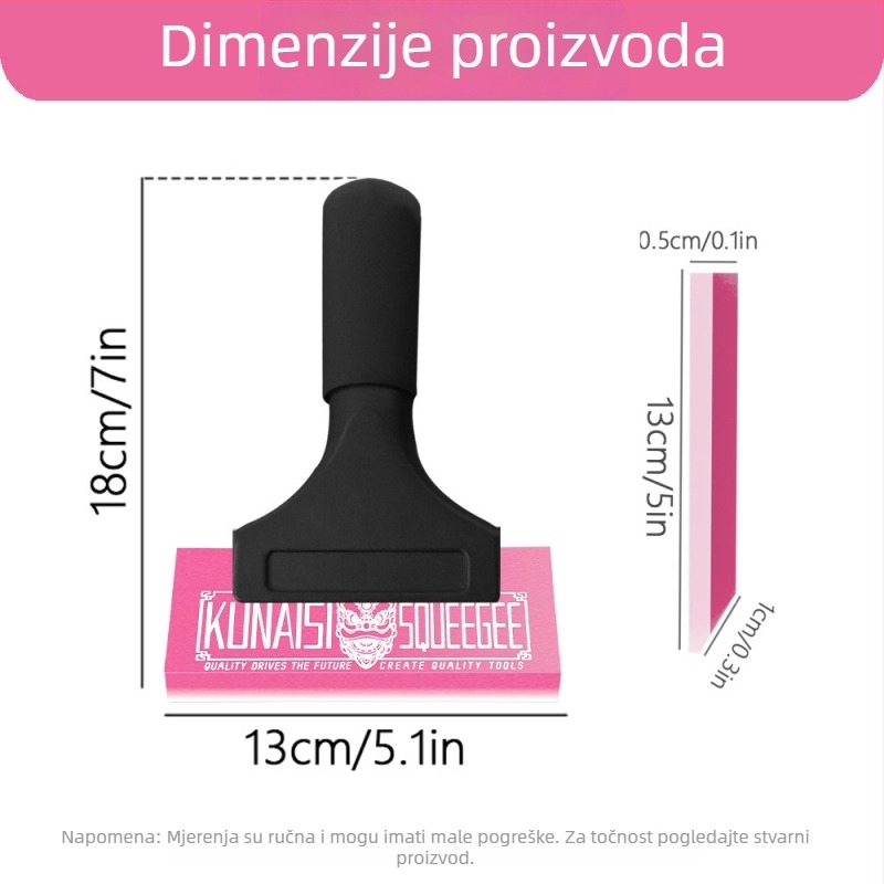Coolness strugač od aluminijske legure za čišćenje stakala automobila