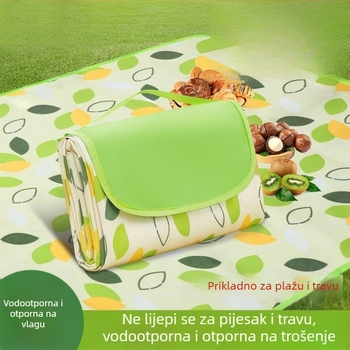 Antislip i vodootporna piknik podloga, debela, prijenosna, za 2–4 osobe, od netkanog materijala.