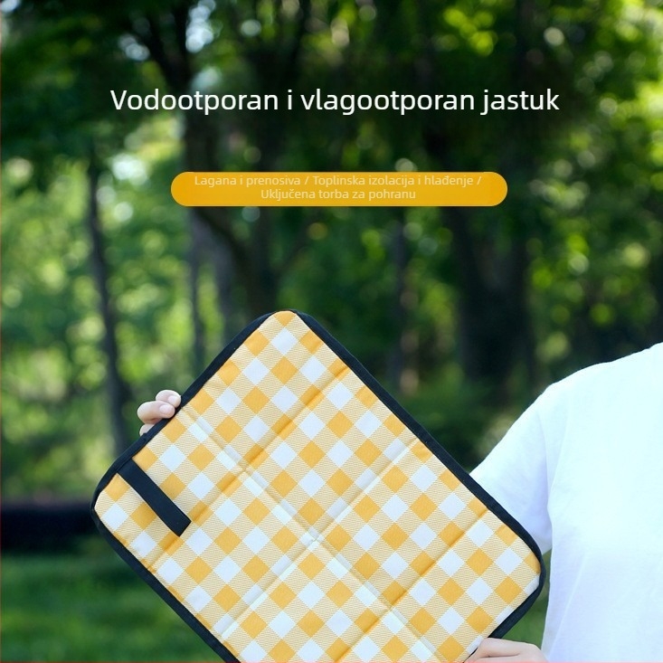 Prijenosni sklopivi jastuk od Oxford platna, vodootporan, protuklizni, za kampiranje na otvorenom, s povećanom debljinom