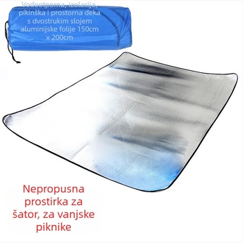 Pole Step sklopiva kamping podloga, vodootporna i otporna na vlagu, za 3–4 osobe, model KCFCD-03, težina 240 g