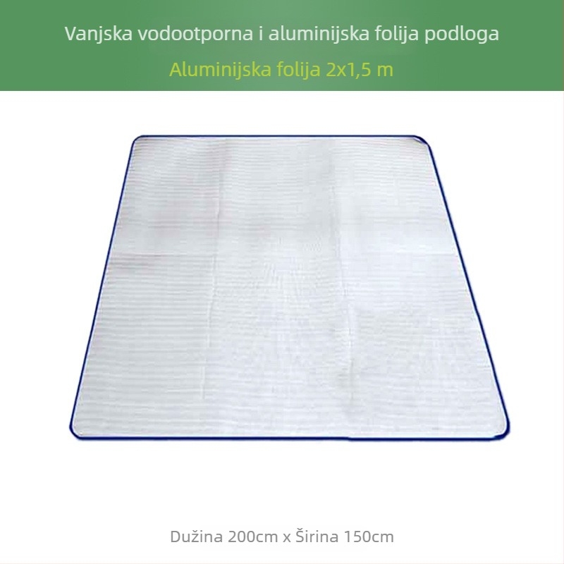 Pole Step sklopiva kamping podloga, vodootporna i otporna na vlagu, za 3–4 osobe, model KCFCD-03, težina 240 g