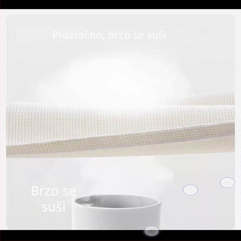 Kupaći ogrtač od 100% pamuka s kapuljom i honeycomb uzorkom, unisex, 470–530 g