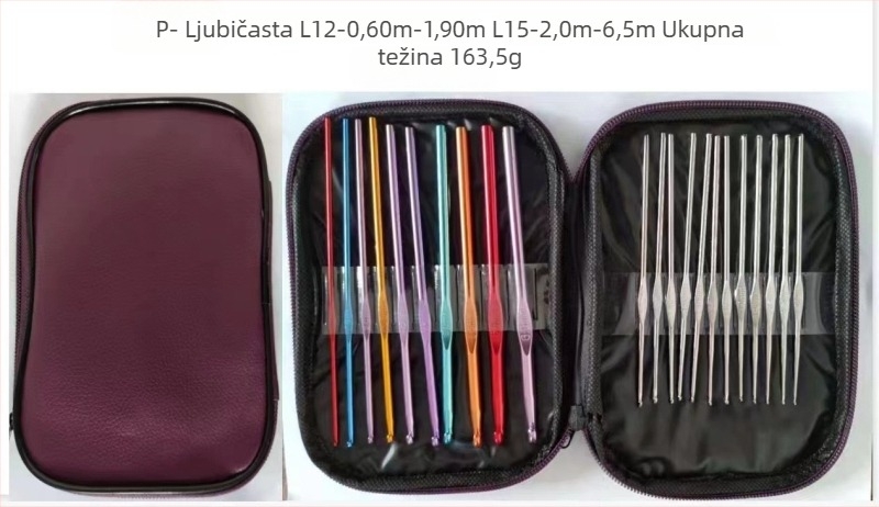 Set igala za pletenje s debelim držalom, gradijentna boja, mekana drška, 8 kom (Brand: Yucheng; Kutija: 100 kom.; Prilagodba dostupna; Stil: minimalistički; Težina: 0,2 kg)