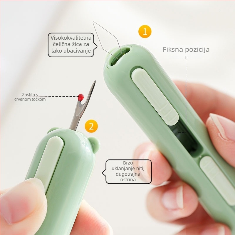 Needle threader, dvostruki odvijač za šavove, izvlačivač niti, minimalistički stil, podrijetlo Zhejiang