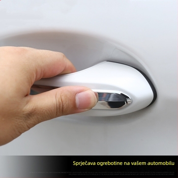 Zaštitni panel za vanjsku kvaku automobila – nehrđajući čelik | Model 23452432 | Bez loga | Bez prilagodbe