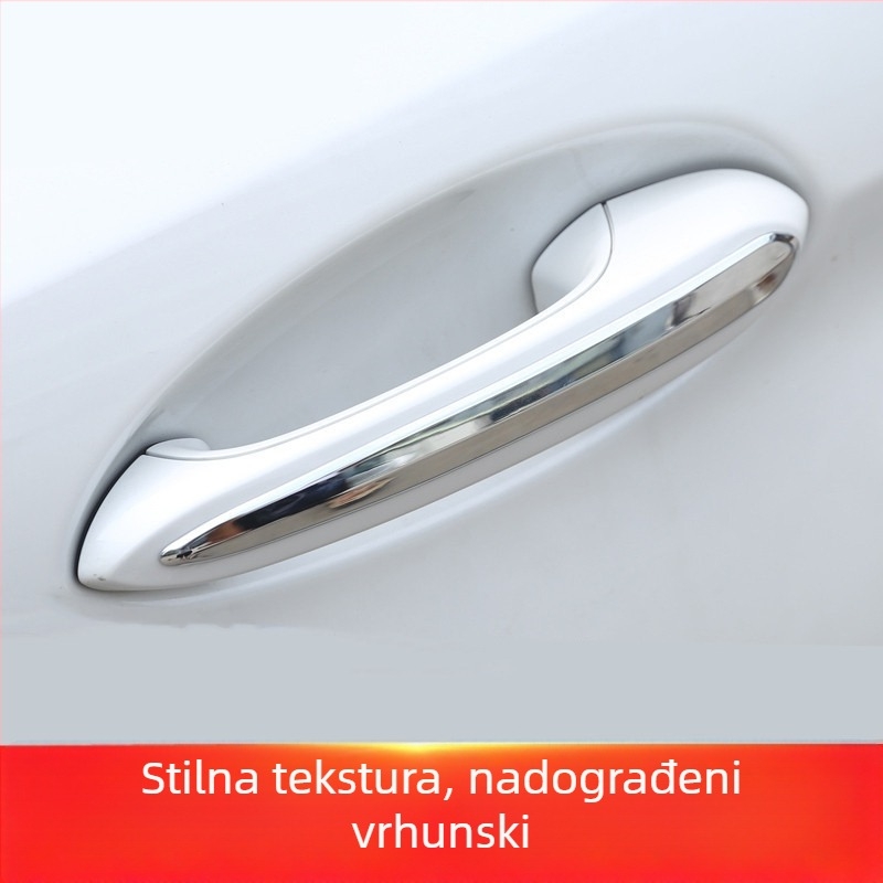 Zaštitni panel za vanjsku kvaku automobila – nehrđajući čelik | Model 23452432 | Bez loga | Bez prilagodbe