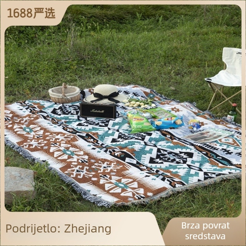 Vanjski piknik prostirka - strojno pranje, Materijal: PE pamuk, Težina 0.8 kg, Model Outdoor Picnic -1, Pogodno za sve
