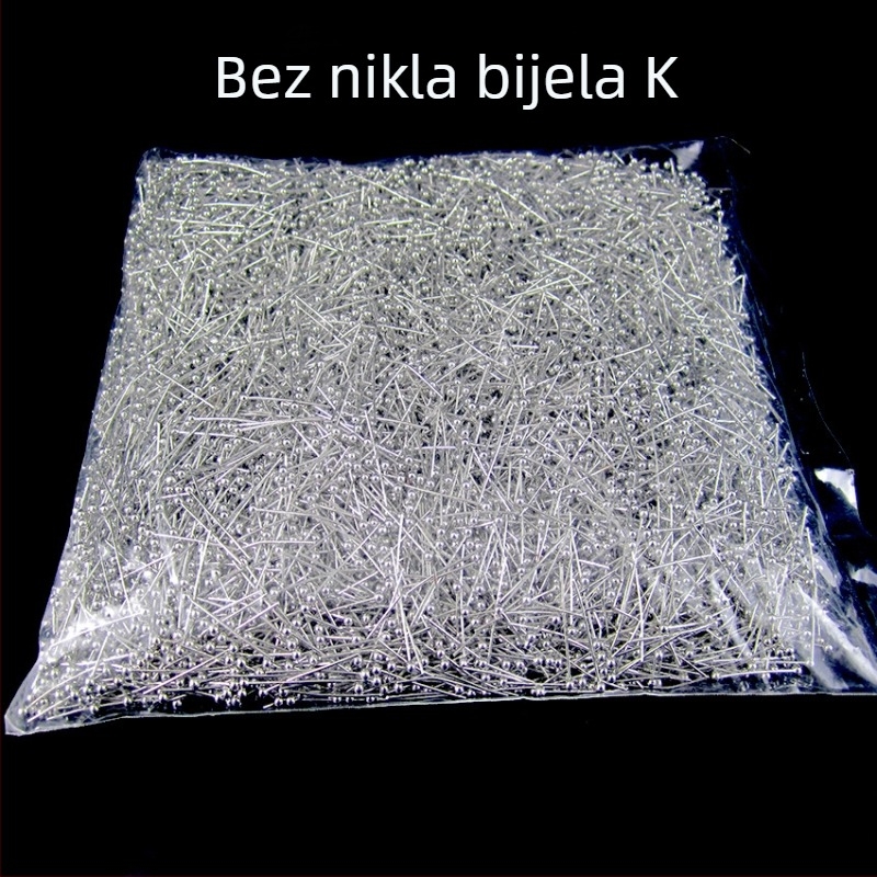 Bakreni kuglični čavli za DIY nakit, ručno izrađene perle, 2 mm, pakiranje 10.000 kom