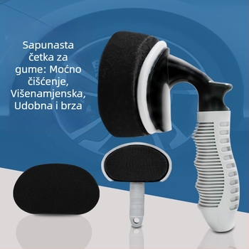 Četka za poliranje guma s visoko gusto spužvom (Materijal: visoko gustoća spužva; Tip: četka za poliranje guma; Obrada i prilagodba: dostupno)