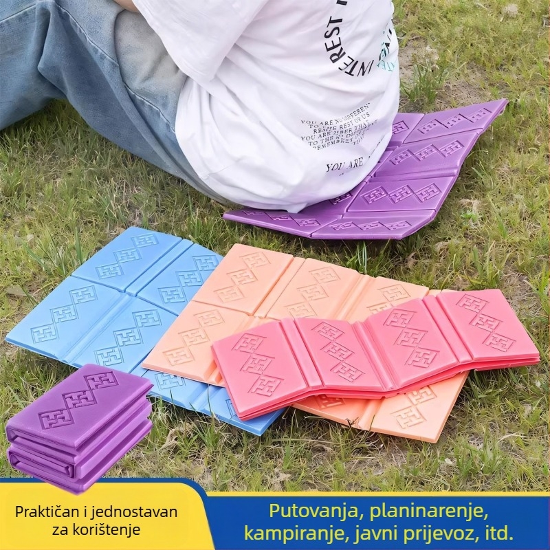 Vanjska sklopiva jastučnica za sjedenje, vodootporna XPE pjena, 19 g, prijenosna