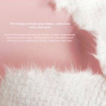 Veliki rol jednokratnih pamukskih ručnika za čišćenje lica (100% pamuk, 500 g, ravno tkanje, višeslojno vlakno, upijanje 0–5 s)