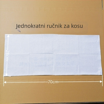 Jednokratna preklopna krpa za frizerski salon, izuzetno upijajuća, pamuk 95 g, perlatni uzorak, za ljepotu i frizerske usluge