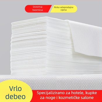 Jednokratni ručnik za lice za salone ljepote, jednostavna tkanina, 70 g, Cui Hua Shi