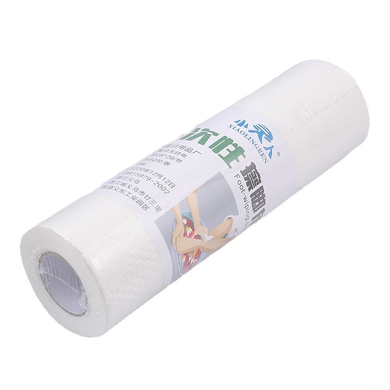 Rolovani ručnik za stopala za kupanje, netkano tkivo, 150 GSM, apsorpcija 26–30 s, s logotipom