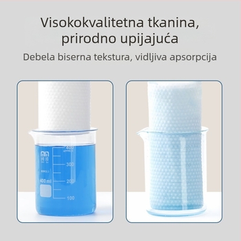 Jednokratne ručnike s perlastim uzorkom za salone i hotele, vlakna drvene celuloze s kapokom, vrlo upijajuće (0–5 s), veleprodajno pakiranje