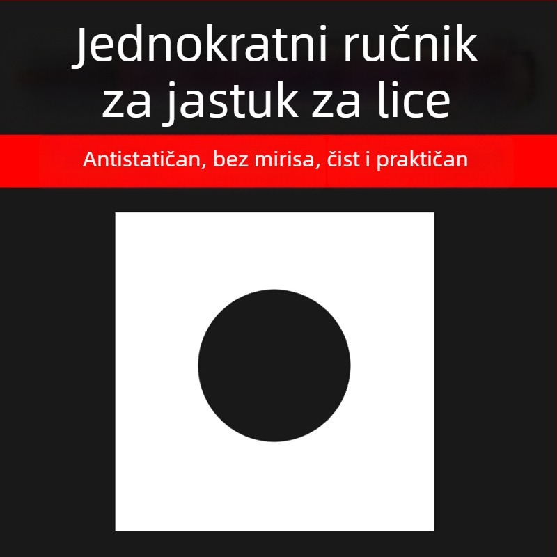 Jednokratna maramica za masažni stol u kozmetičkom salonu, jastučić za glavu s otvorima u obliku križa i kruga