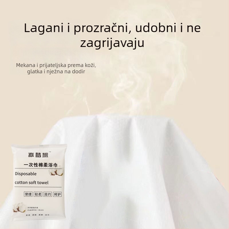 Jednokratni mikrovlaknasti ručnici za salone – kapok vlakna, apsorpcija vode 5–10 s, brzo sušenje, jednostavna tkanina, mogućnost prilagodbe