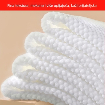 Jednokratna krpa za frizerski salon, pamuk, apsorbira vodu, za pranje kose, navlaka za glavu, presavijena i debela