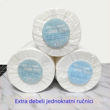 Jednokratna krpa za friziranje, drvena celuloza, 80 g, apsorpcija 0-5 s, Cotton Dudu (prilagodljiva)