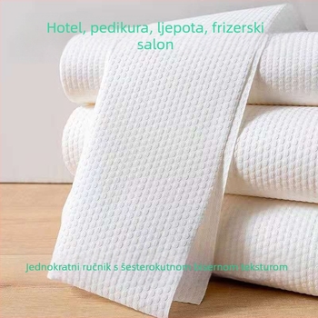 Jednokratne salvete za noge za kozmetički salon – bambus vlakna, 95% pamuk sadržaj, upijanje 0–5 s, tiskani materijal