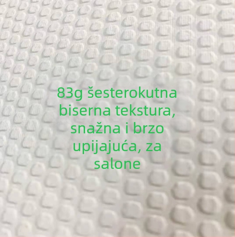 Jednokratne salvete za noge za kozmetički salon – bambus vlakna, 95% pamuk sadržaj, upijanje 0–5 s, tiskani materijal