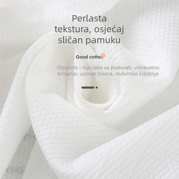 Putni jednokratni ručnik za hotele i gostinjce, debeli i upijajući, sastav 99% pamuk, 1% bambus vlakna, pakiranje 180 komada, brzo upijanje 0-5 s