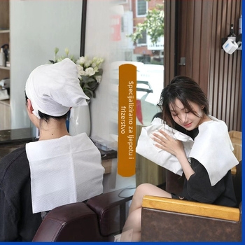 Frizerski ručnik za kosu, poliester, 80 g, apsorpcija 0–5 s, ispisan logotip