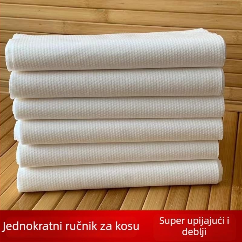 Frizerski ručnik za kosu, poliester, 80 g, apsorpcija 0–5 s, ispisan logotip