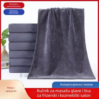 Mikrovlaknasti turbanski ručnik za kosu za frizerske salone – brzo sušenje, bez dlačica, prilagodljiv logotip, 60s vlakana, 100–119 g, tkanina s jednostavnim platnom