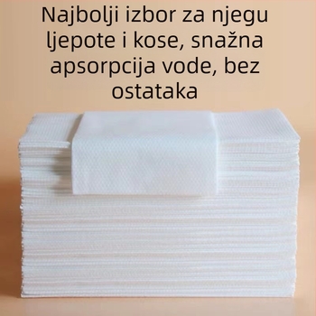Jednokratni ručnik za frizerske salone i beauty salone, ručnik za pranje kose, ručnik od drvenih vlakana, s mogućnošću prilagođavanja logotipa