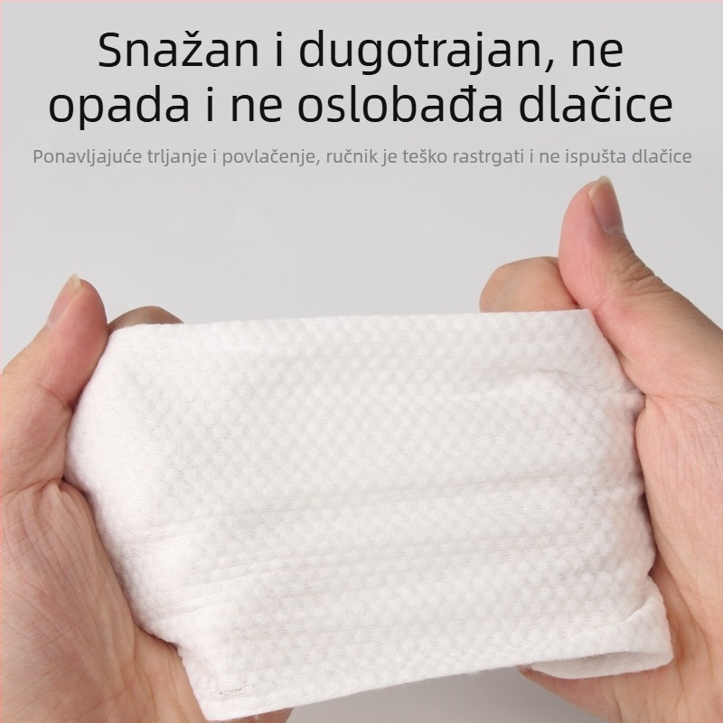 Jednokratni ručnik za profesionalnu upotrebu u frizerskim i kozmetičkim salonima – za brisanje kose i lica, pedikura; Travel spinning, bambusovo vlakno, obična tkanina