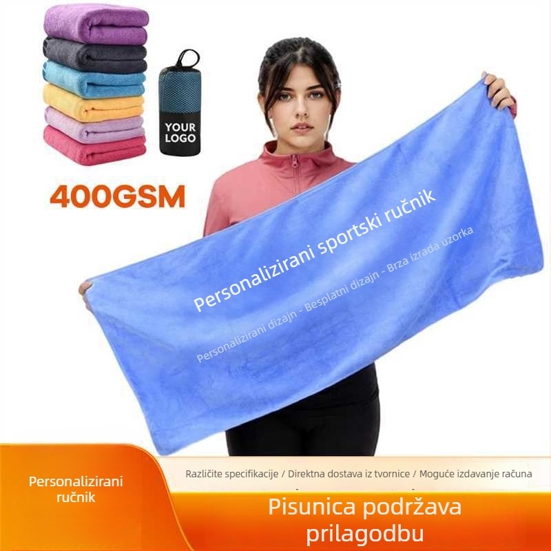 Vlastiti ručnik s logom - ispis loga, Ultra-fine vlakna, 200–400gsm, Ply Yarn