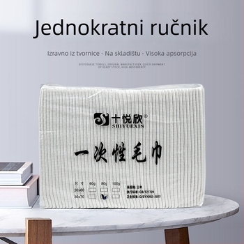 Jednokratno platnene ručnike za salone ljepote i frizerske salone, otporne na prašinu, jednobojni uzorak, tisk logotipa, mogućnost prilagođavanja, podrijetlo Jiangsu