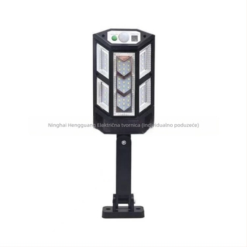 Solarna zidna lampa s detektrom pokreta i daljinskim upravljačem, IP65 vodootporna LED, 30W, trajanje rada 6–12 sati