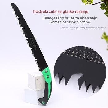 Ručna pila za podrezivanje s plastičnim držalom za voćna stabla, bonsaie i uređivanje vrta