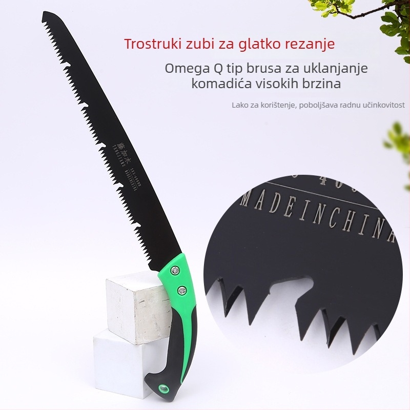 Ručna pila za podrezivanje s plastičnim držalom za voćna stabla, bonsaie i uređivanje vrta