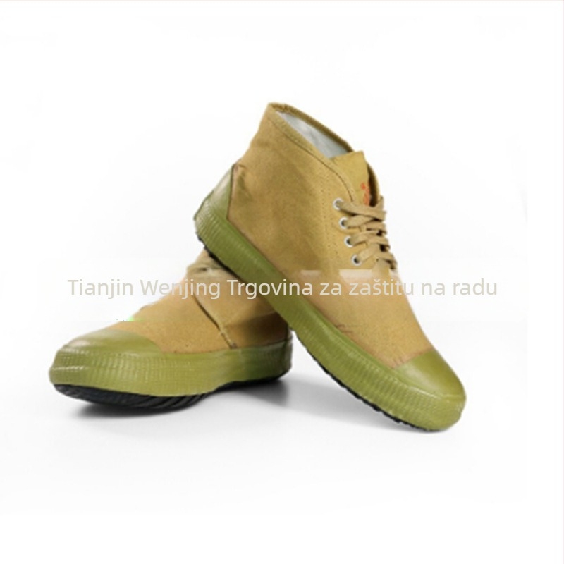 Izolirane sigurnosne cipele s 5kV izolacijom, platneni gornji dio, srednje visoke